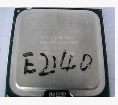 INTEL Pentium Dual Core E2140 Desktop CPU 775 pin spot for straight shot quality assurance