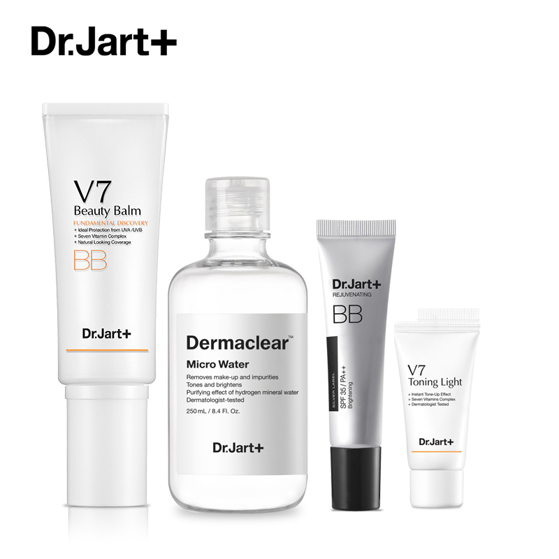 Dr.Jart+/蒂佳婷V7bb霜40ml卸妆水50ml套装 美白保湿进口