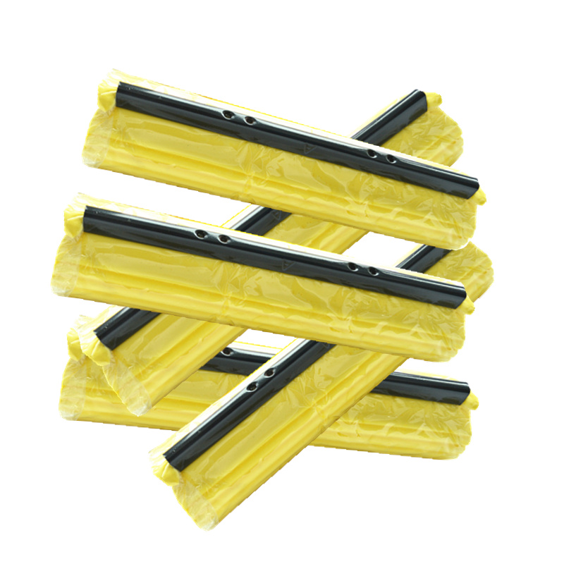 (5 fit) 27cm roller mop head sponge mop special suction mop head large opening universal replacement head