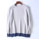 2019 mới 100% áo len cashmere nguyên chất nam cổ tròn áo thun mùa thu và mùa đông áo len dày Hàn Quốc đan áo đáy - Áo len Cashmere