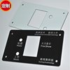 Customized acrylic panel window lens sign nameplate