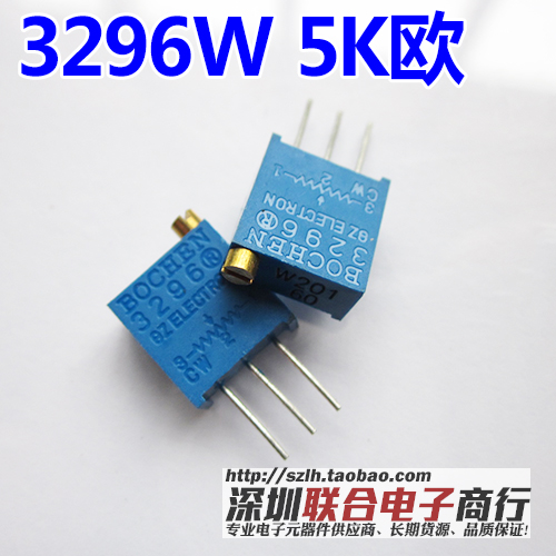 3296W precision adjustable resistance top tone 3296W-1-502 5k Euro adjustable resistance one 10