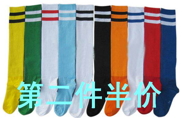 Unisex long football socks medium high football socks thickened towel bottom football socks multi-color optional
