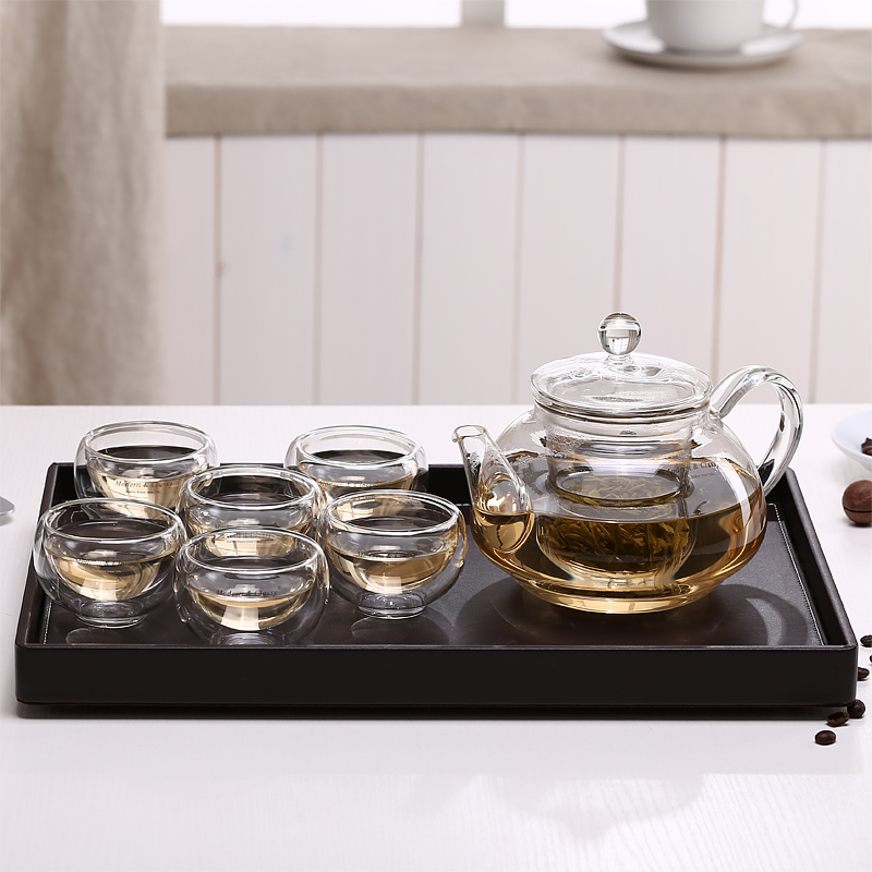 TRAITHIS High - end Kung Fu Tea Set All Kung Fu Tea Disk Explosion Resistance High Temperature Filter Tea Set