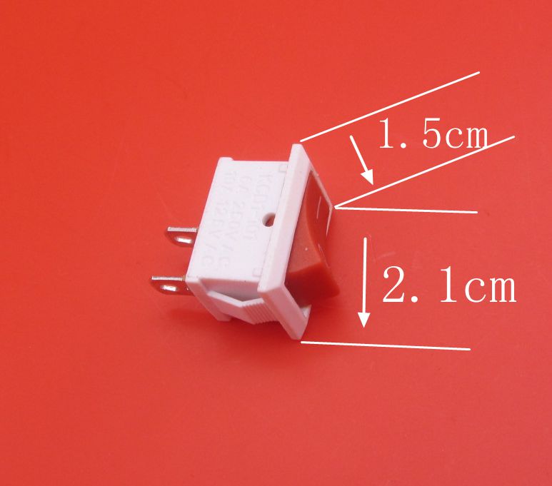 Rocker Switch Small Switch Drinking Fountain Switch Accessories 1 5 * 2 1cm