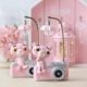 Màu hồng dễ thương cô gái trái tim để bàn trang trí phòng bố trí nhà phòng khách net tường đỏ trang trí sinh nhật món quà phòng ngủ đẹp cho nữ Trang trí nội thất