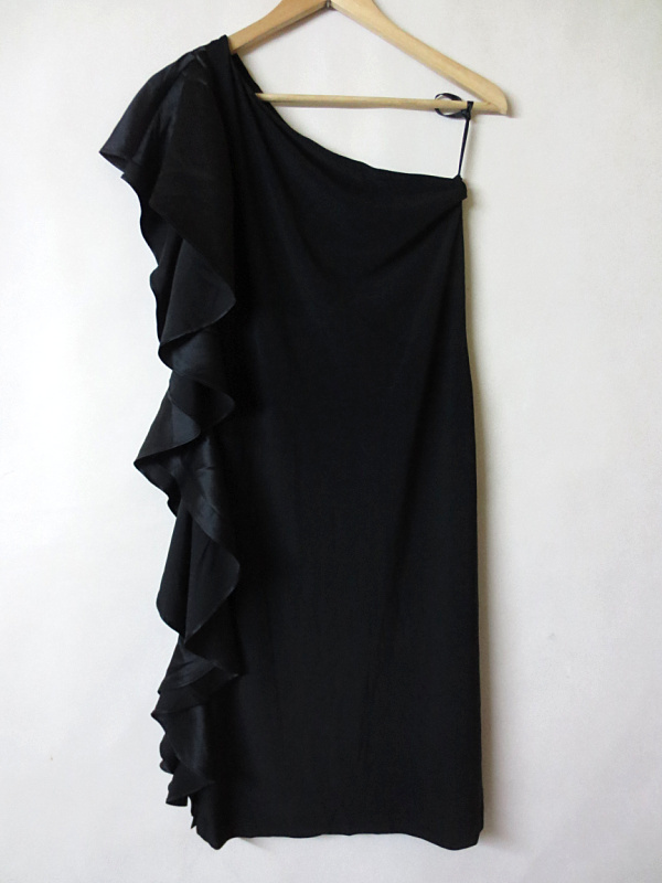 Original Export to the Usa, High-End Designer Sample Dress, Sexy Bodycon, Slim Fit, Stretchy, One-Shoulder Evening Gown