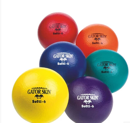 Calemi W4795 outdoor sports dodge ball decompression ball software rugby 6 inch crocodile ball