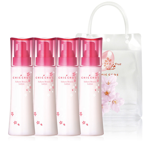 CHIC CHOC 樱花水 180ml (4入团购组)PayEasy官网直邮