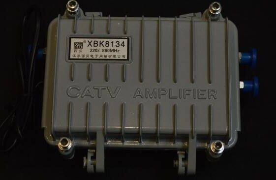 West Bay XBK8134 Cable TV Building Amplifier Cable Signal Trunk Amplifier 220V