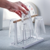 Creative European simple wrought iron cup holder water Cup hanger household glass coffee cup mug drain cup holder