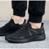 Skechers Giày nam Skechers Giày đế dừa nhỏ Giày đế bệt Giày chạy bộ lưới Hấp thụ giày lười chạy bộ 52115- - Giày chạy bộ giầy thể thao nữ Giày chạy bộ