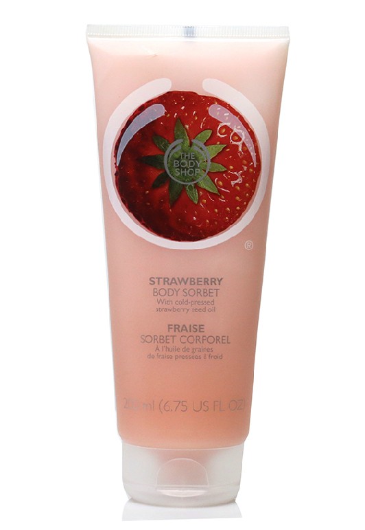 THE BODY SHOP 辣木花/西柚/芒果冰沙/冰激凌凝霜保湿身体乳200ml
