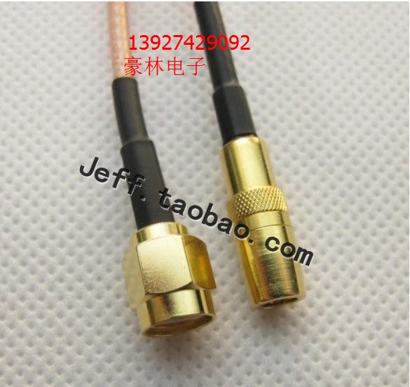 SMA male head to SMB female head (SMA-J SMB-K) 50-1 5 silver-plated wire RG316 wire SMA SMB-JK