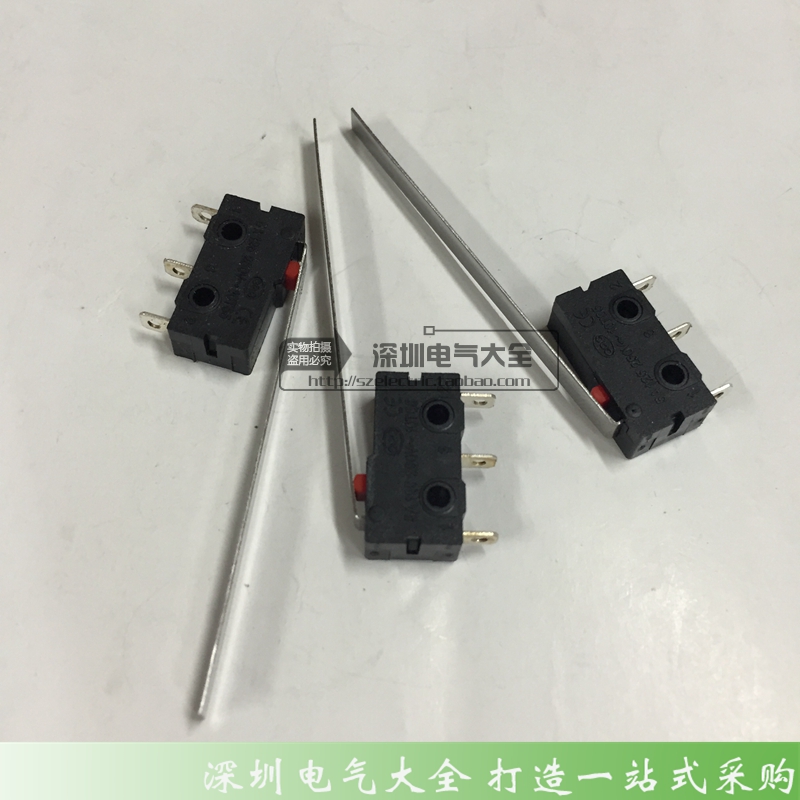 Small micro-switch stroke switch limit switch KW12-C 3 foot long handle 56MM-Taobao