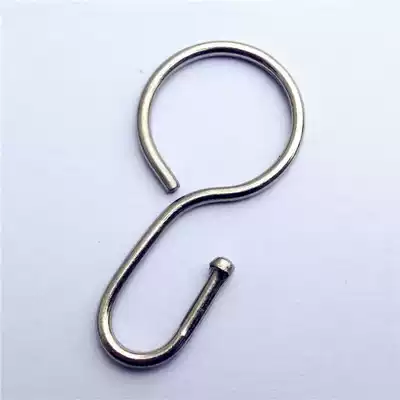 18mm with hook curtain ring cloth hook wire curtain rope ring Roman ring curtain accessories small hook