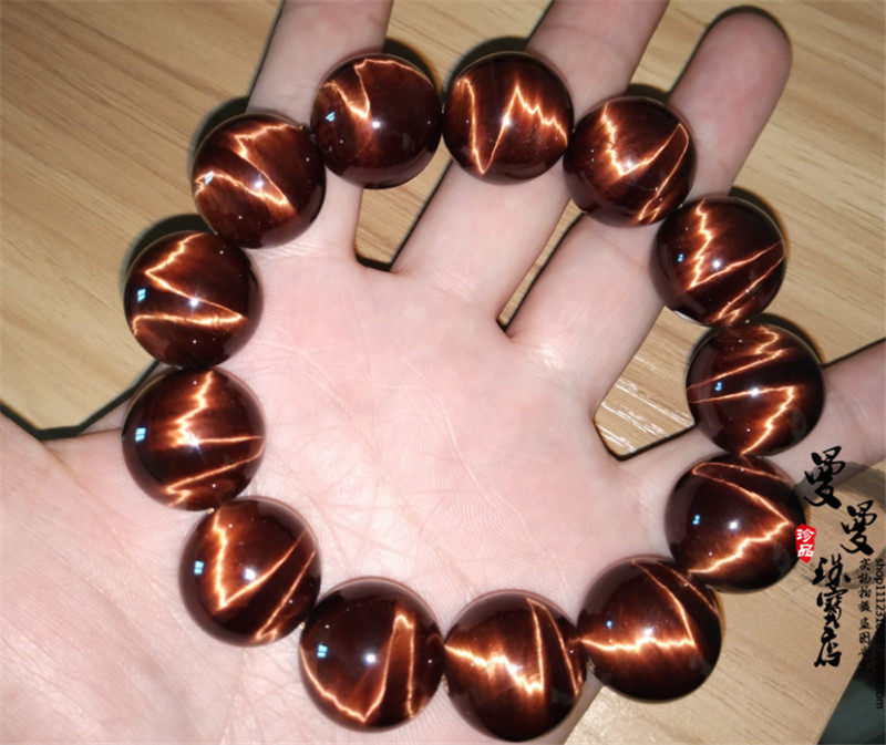 Collection-grade natural red tiger eye stone red tiger eye bracelet Tiger eye stone lightning tiger eye stone bracelet