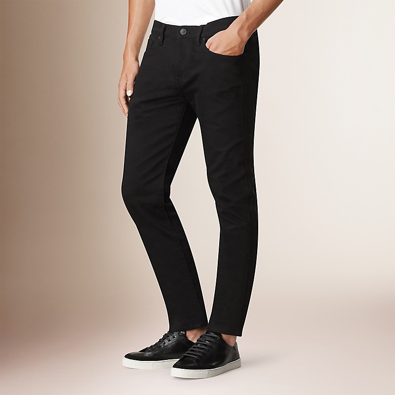 BURBERRY/博柏利修身剪裁弹力牛仔裤 40034621