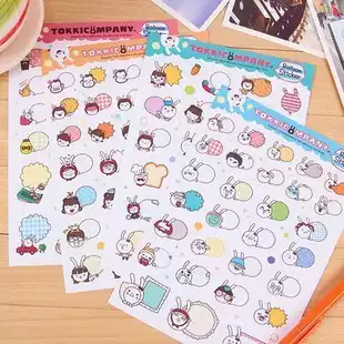 Can write dialogue bubble cute rabbit expression dialog decoration sticker 4 in