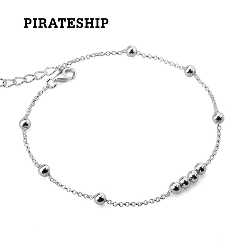 Bracelet de cheville Femme PIRATESHIP    en Argenterie - Ref 3104870 Image 1