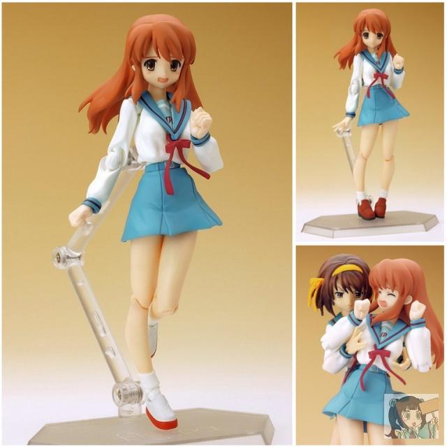 Japanese version of figma 006 Haruhi Suzumiya's melancholy Asahina school sister uniform can be done manually