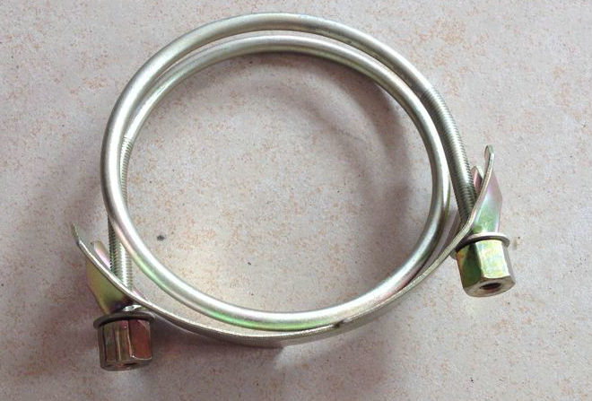 Strong clamp Reinforced steel wire hose clamp Pipe clamp pipe clamp Hoop galvanized clamp