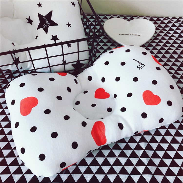 Baby sizing pillow anti-head straightening 0-1-year-year universal newborn pillow breathable baby straightening pillow