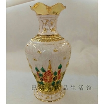 Russian toothpick box European-style toothpick tank hand press automatic pressing of toothpick barrel metal egg-shaped vase toothpick holder