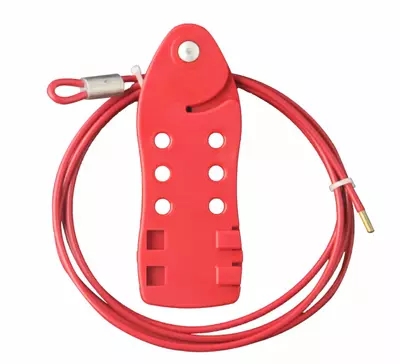 Economic type fish-shaped cable lock Wanuses insulated cable type steel cable lock steel cable lock fish-shaped lock