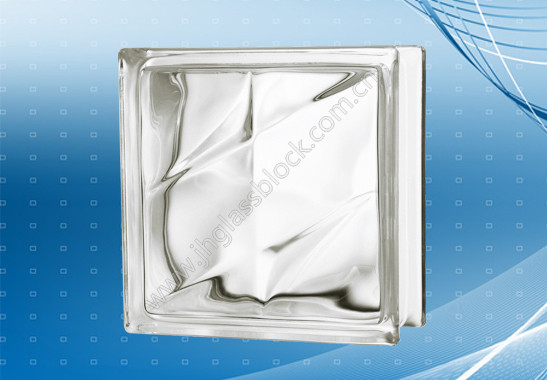 Jilihua glass brick white double - stained glass brick partition background wall environmental protection material