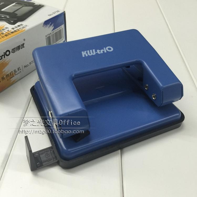  Taiwan Available Punch Hole Instrumental 2 Holes Iron Punching Machine KW-9738 (Can Beat 20 Zhang) Punching Machine