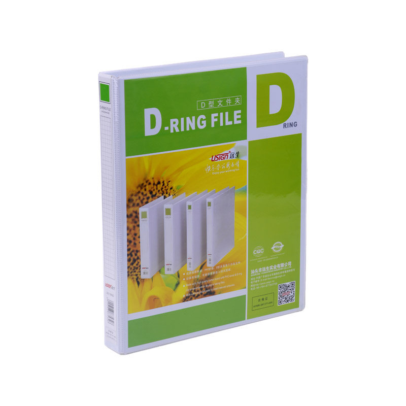 Far raw inserts clips US-1540D folder 1 5 inch D type clip 4 holes clip A4 three sides insert hole clip