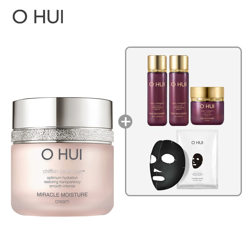 韩国LG正品OHUI/欧蕙 奇迹水分营养霜 50ml 透明童颜肌肤保湿