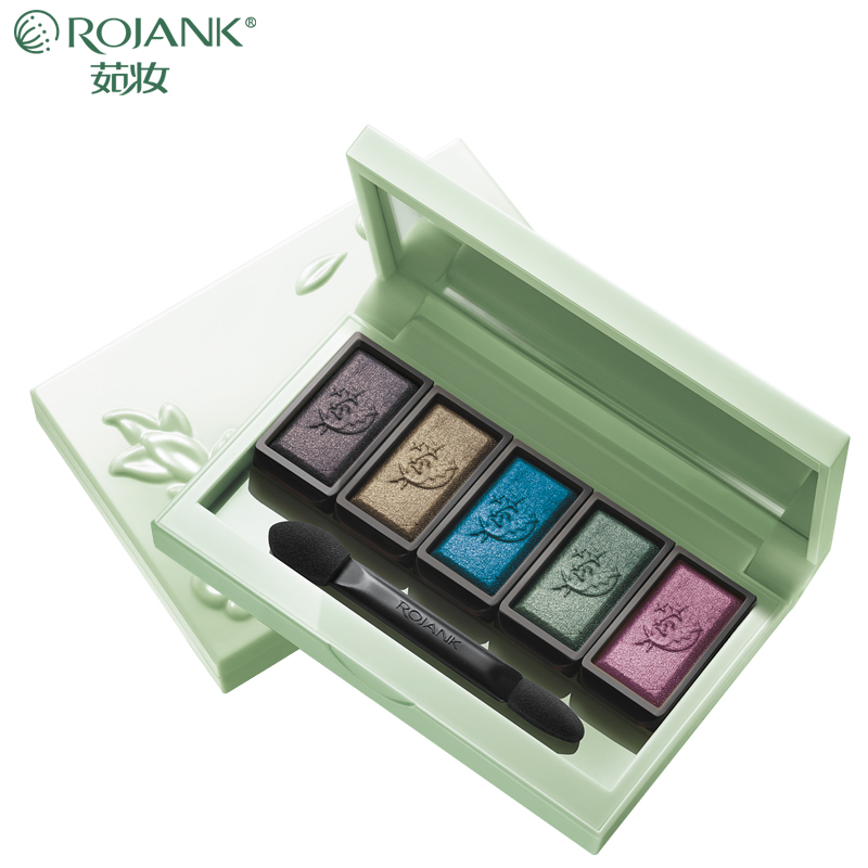 ROJANK/茹妆眼影 拾光五色珠光烤粉眼影盘裸妆彩妆盘眼影盒 24色