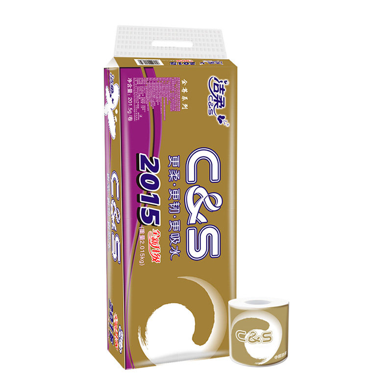 【天猫超市】洁柔卷纸 CS系列4层金尊卷纸卫生纸200g*10卷装