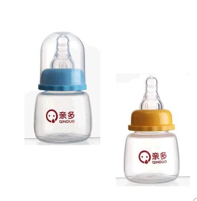 包邮亲多PP标准口径小奶瓶迷你奶瓶60ml果汁奶瓶QD1101 不含双酚A