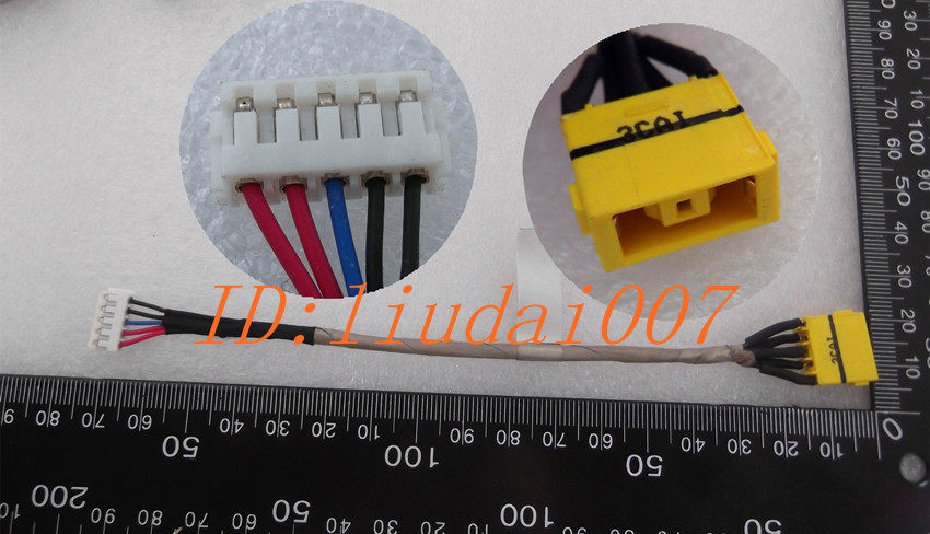 Original clothes Lenovo G700 G700-5939 square-mouth notebook power supply connector power headband line