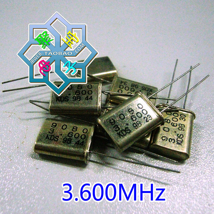 KDS original fit HC-49U 3 6MHz 3600M Hz Passive in-line DIP-2P quartz crystal resonator