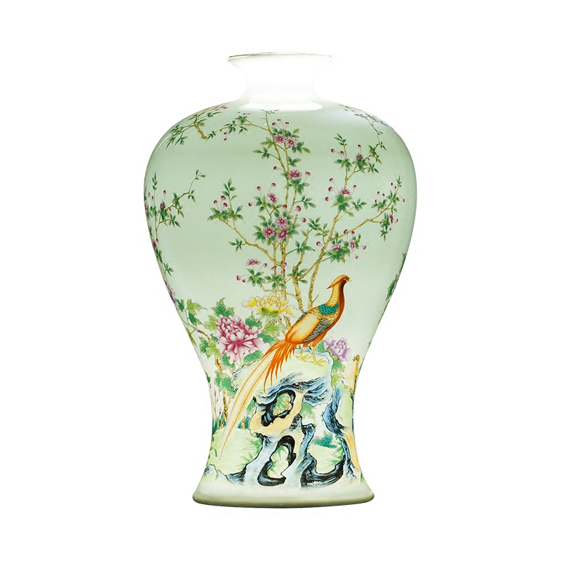 Jingdezhen ceramics, vases, flower arranging place of the sitting room of Chinese style household wine rich ancient frame porch decoration decoration