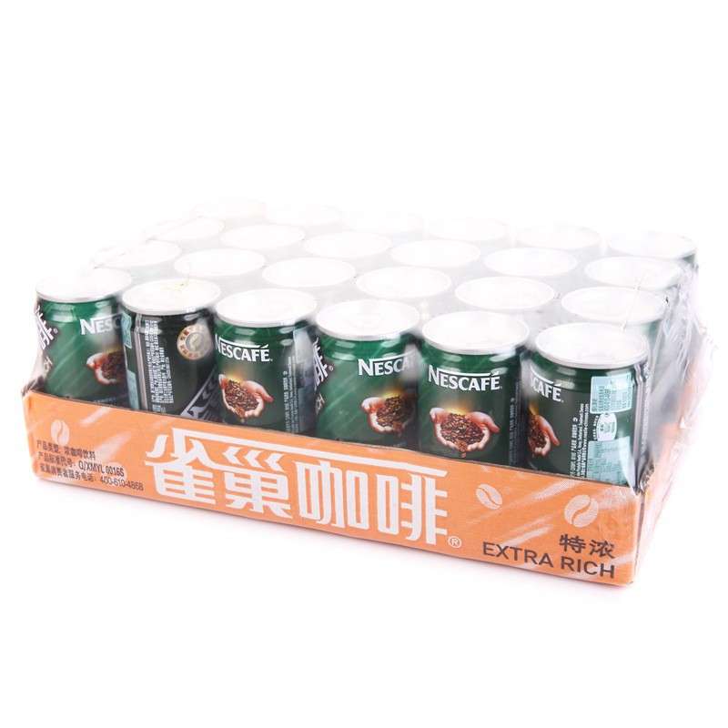 【苏宁易购】 雀巢 Neslte 特浓 咖啡180ml *24听 整箱