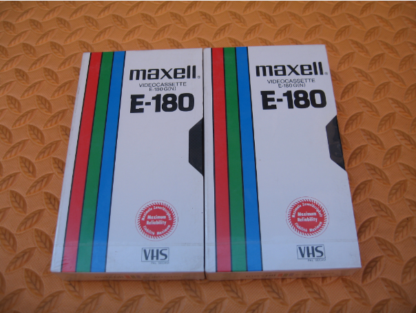 Maxell Wansheng E-180 minutes high quality blank video tape produced in Japan