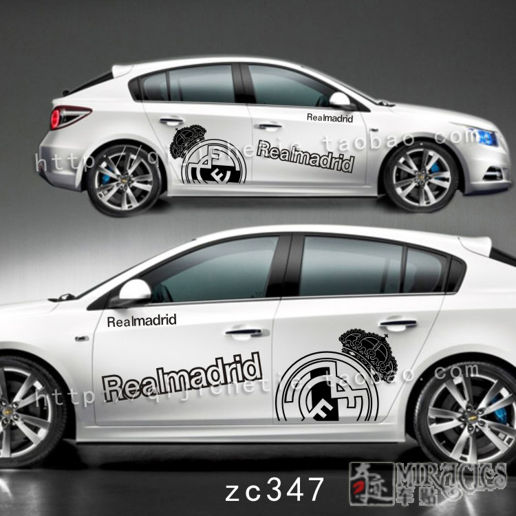 3 Real Madrid CF Spain Football Soccer Futbol Car Sticker 3 Real Madrid CF Spain Football Soccer Futbol Car Sticker