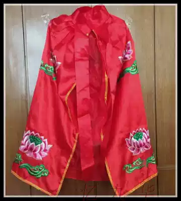 Buddhist supplies Embroidery 1 meter lotus lotus cloak Shawl Buddha clothing Buddha robe Dragon robe Statue Buddha hall embroidery