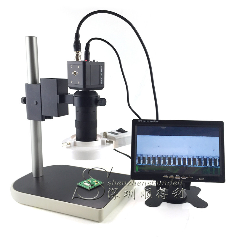 130x film microscope Mobile phone circuit board visual maintenance imager 7-inch display LED light source