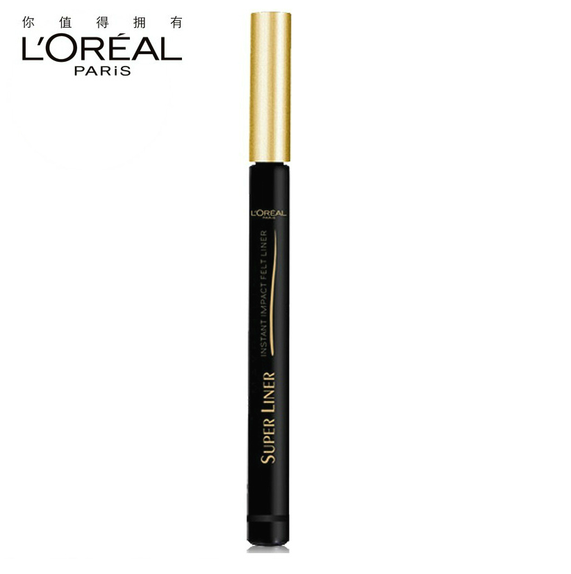 loreal欧莱雅专柜正品 美眸深邃眼线水笔黑1.6g 持久防水不晕染