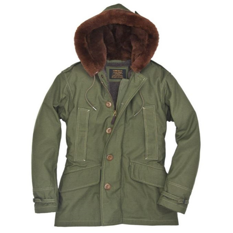 COCKPIT Cap B11 Warm Coat Parka Alpaca Cotton Cotton Cotton Tan Kai in autumn and winter