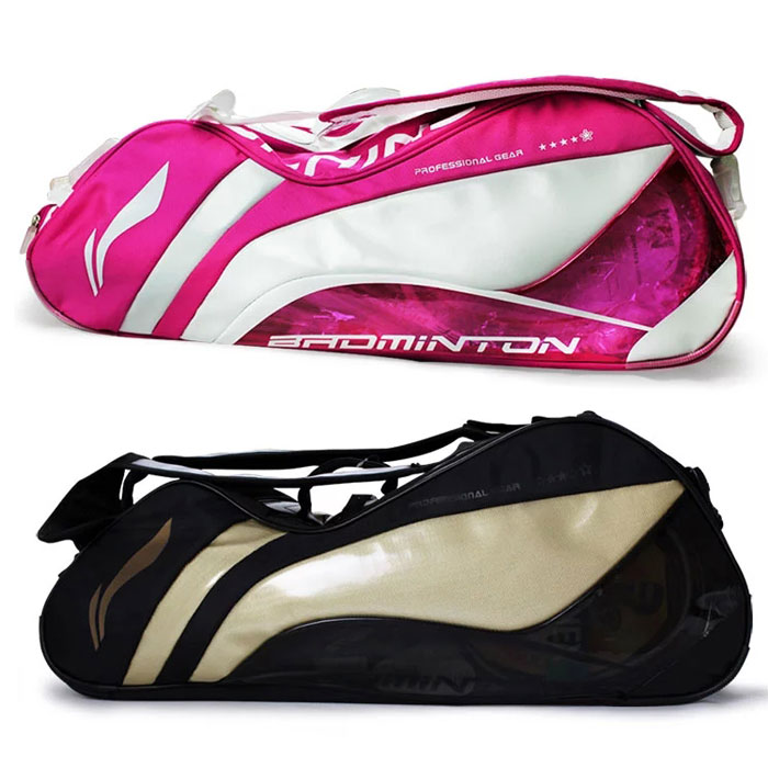 Li Ning badminton bag Six only loaded with double shoulder bag ABJJ048