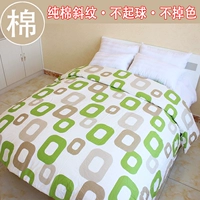 Cotton twill quilt cover đơn mảnh đôi sinh viên 1,5m giường 1,8 m phim hoạt hình dải bông duy nhất chăn giá chăn điện hàn quốc