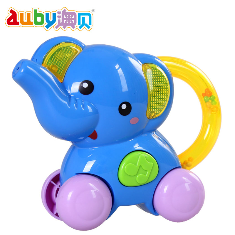 澳贝/奥贝儿童小象喇叭音乐小推车463431 宝宝可吹喇叭婴儿玩具