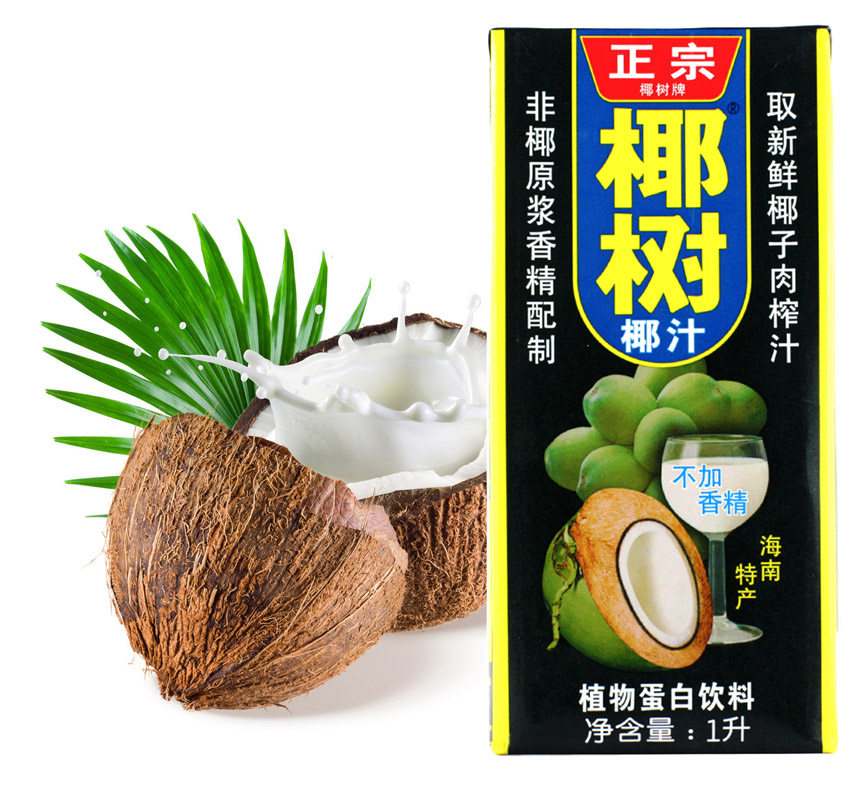 【天猫超市】 椰树椰子汁 盒装椰汁1L   椰汁饮料   不添加香精